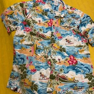 Disney Hawaiian Mickey shirt